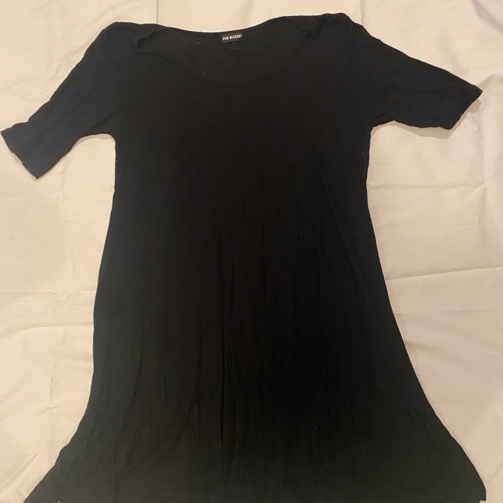 Joe Boxer Black Short Sleeve Tee dress